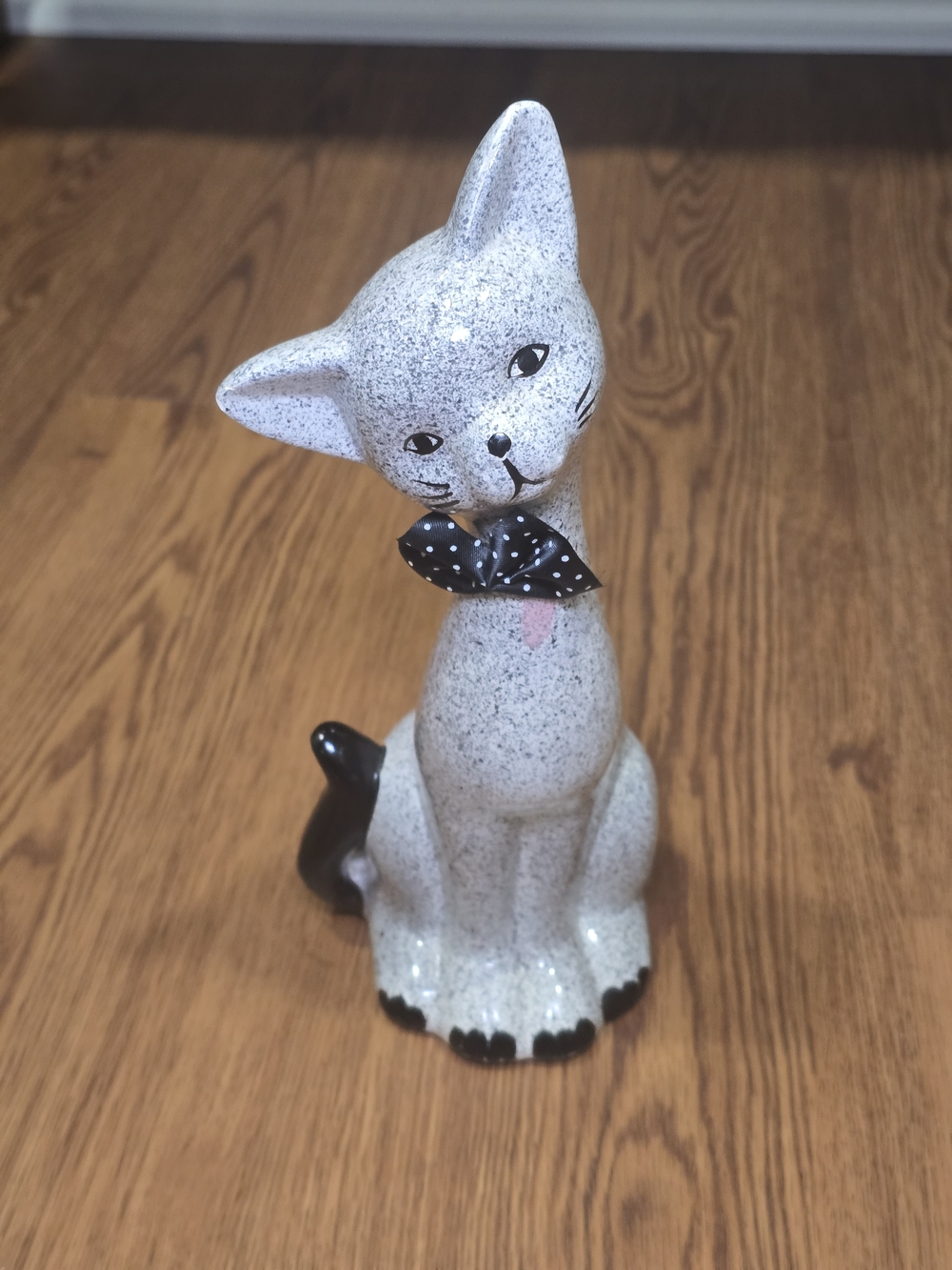 Vintage Mid-Century Modern Ceramic Cat Figurine